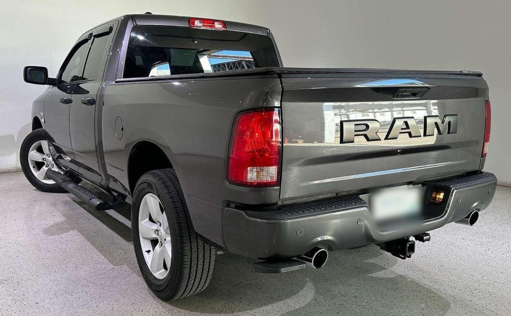 Grey RAM 1500 Classic rear view